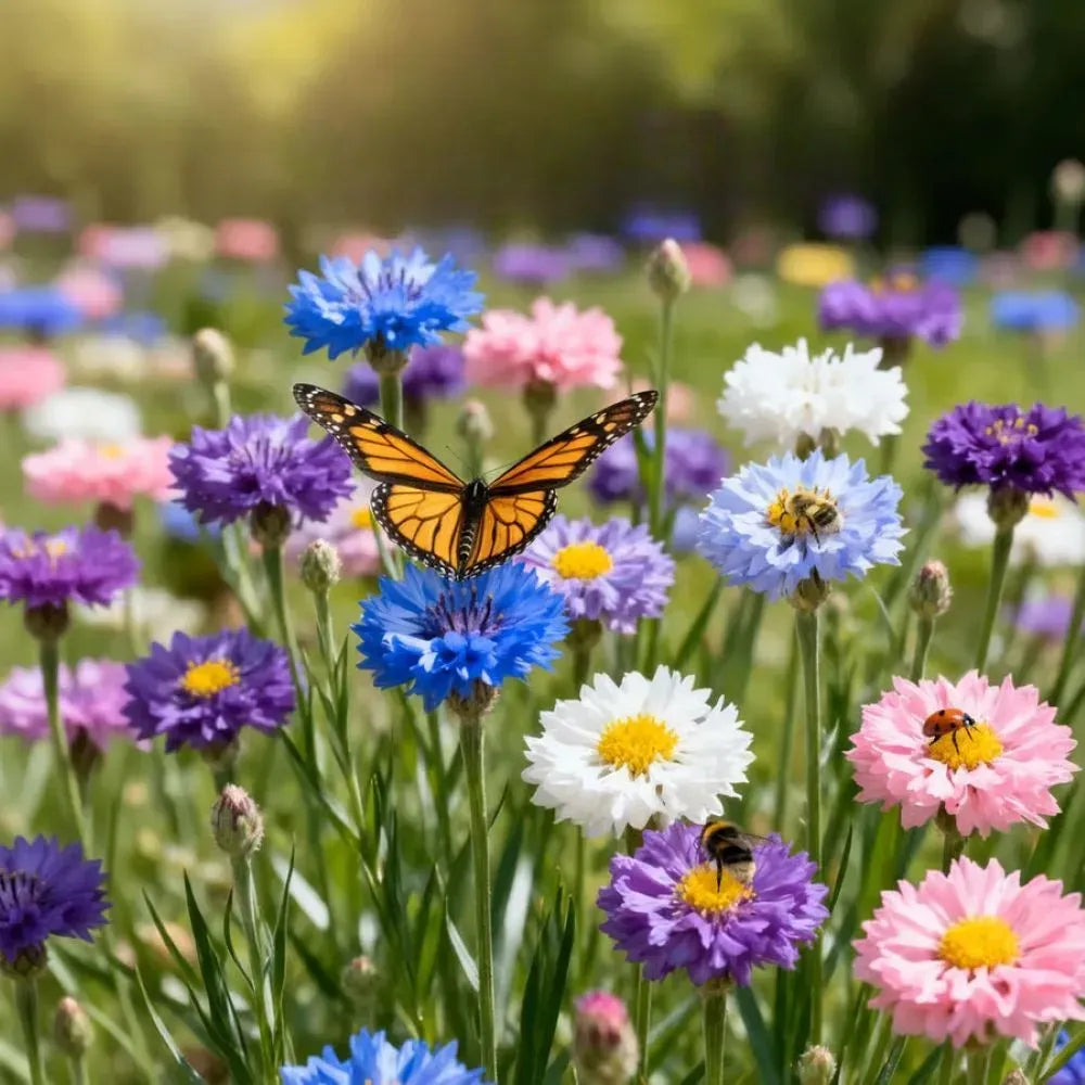 Hardy Cornflower Flower Seeds For Outdoor Planting