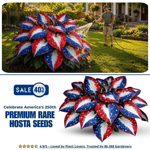 🎉Last Day Sale Off 40%🎉Celebrate America's 250th 🌱Premium Shade-Loving Hosta Seeds