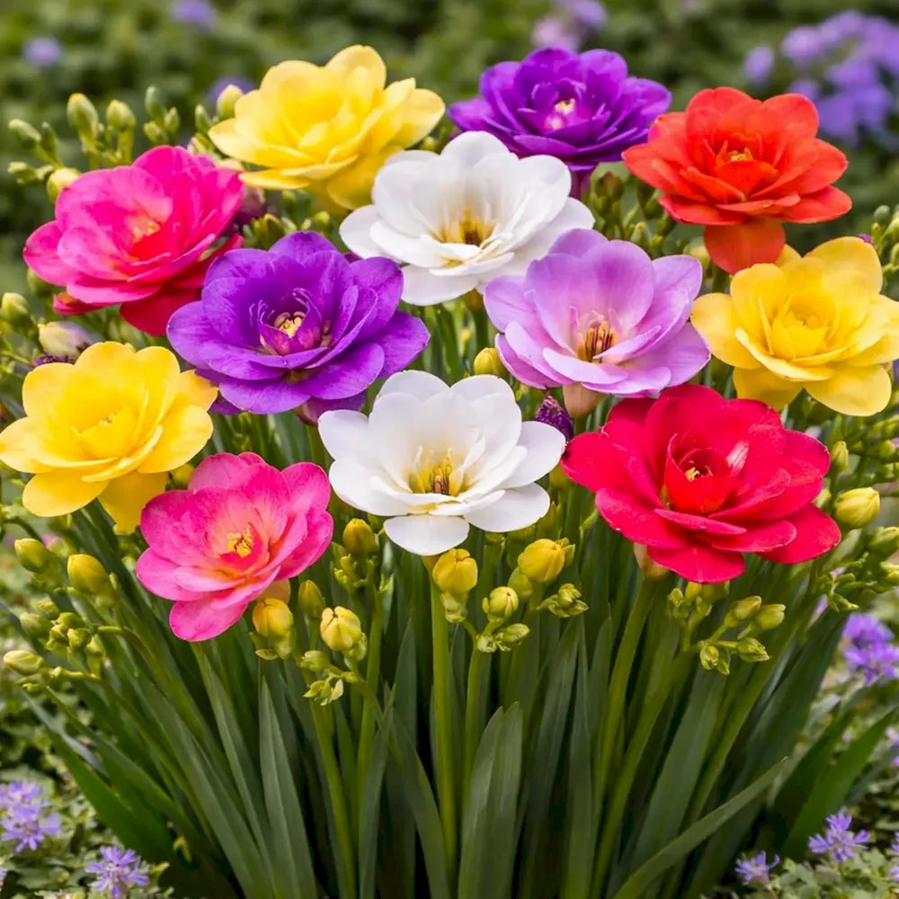🌸 Last Day 49% OFF – Mixed Freesia Seeds Fragrant Rainbow Blooms